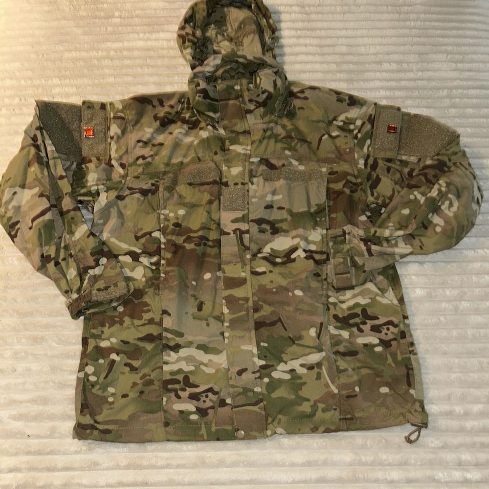 Medium Reg - US Army Gen III Soft Shell Jacket Parka Military Camo ECWCS Cold